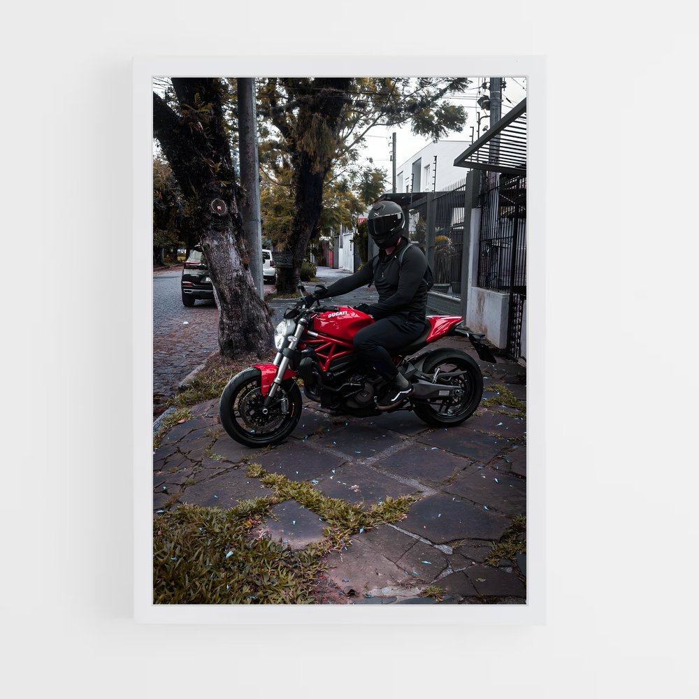 Poster Monstre Éblouissant – affiche Ducati (vue 3)